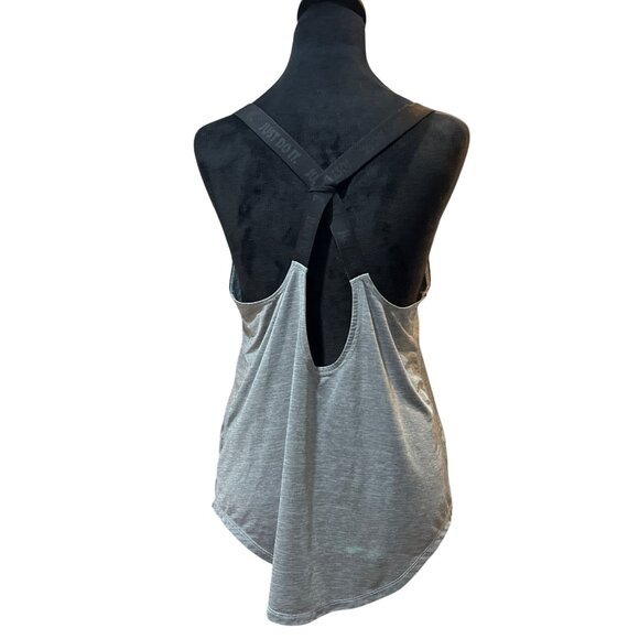 NIKE Gray Dri-Fit Women's Top - Loose Fit Athletic Wear - M - Picture 3 of 7